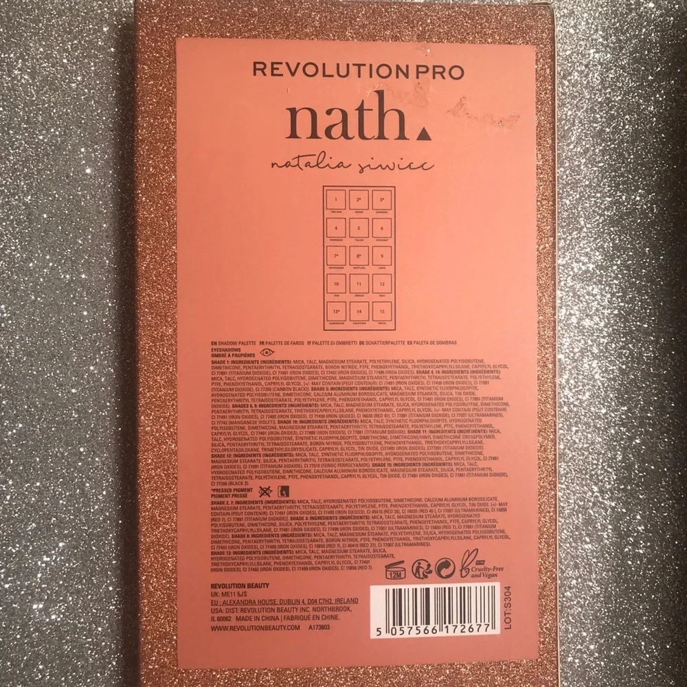 BNIB! Revolution Pro X Nath. Eyeshadow Palette 🎨